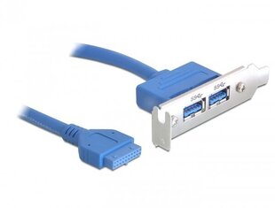 USB liides DeLOCK 2 x USB 3.0 PinHeader 19Pin, madal profiil hind ja info | Delock Arvutid ja IT- tehnika | kaup24.ee