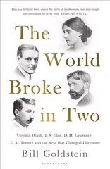 World Broke in Two: Virginia Woolf, T. S. Eliot, D. H. Lawrence, E. M. Forster and the Year that Changed Literature hind ja info | Elulooraamatud, biograafiad, memuaarid | kaup24.ee