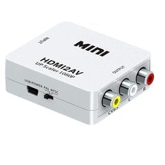 Videokonverteri adapter HDMI-AV RCA Converter цена и информация | Адаптеры и USB-hub | kaup24.ee