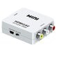 Videokonverteri adapter HDMI-AV RCA Converter цена и информация | USB jagajad, adapterid | kaup24.ee