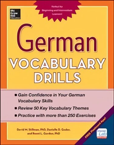 German Vocabulary Drills hind ja info | Võõrkeele õppematerjalid | kaup24.ee