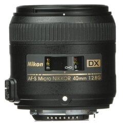 Nikon AF-S DX Micro NIKKOR 40mm f/2.8G ED hind ja info | Objektiivid | kaup24.ee