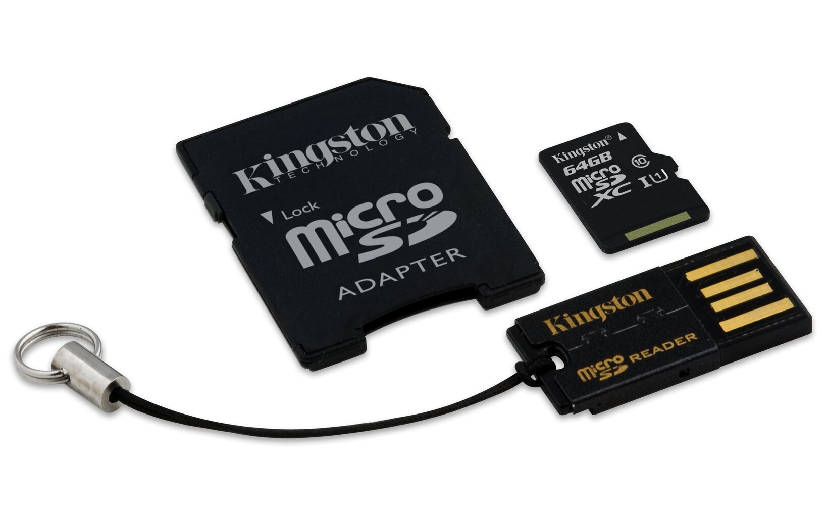 Mälukaart Kingston microSDHC 32GB CL4 + lugeja ja adapter hind ja info | Mobiiltelefonide mälukaardid | kaup24.ee