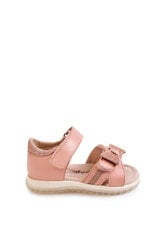 Laste nahast sandaalid takjapaelaga roosa plaastriga 19374-98 hind ja info | Laste sandaalid | kaup24.ee