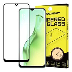 Wozinsky Tempered Glass Full Glue Super Tough Screen Protector Full Coveraged with Frame Case Friendly for Oppo A31 black hind ja info | Ekraani kaitsekiled | kaup24.ee