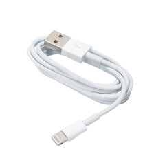 Cable USB - Lightning 1,5 m 1A white bulk цена и информация | Кабели для телефонов | kaup24.ee