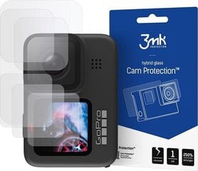 3MK CamProtect GoPro HERO 9 Black Hybrid Glass цена и информация | Аксессуары для видеокамер | kaup24.ee