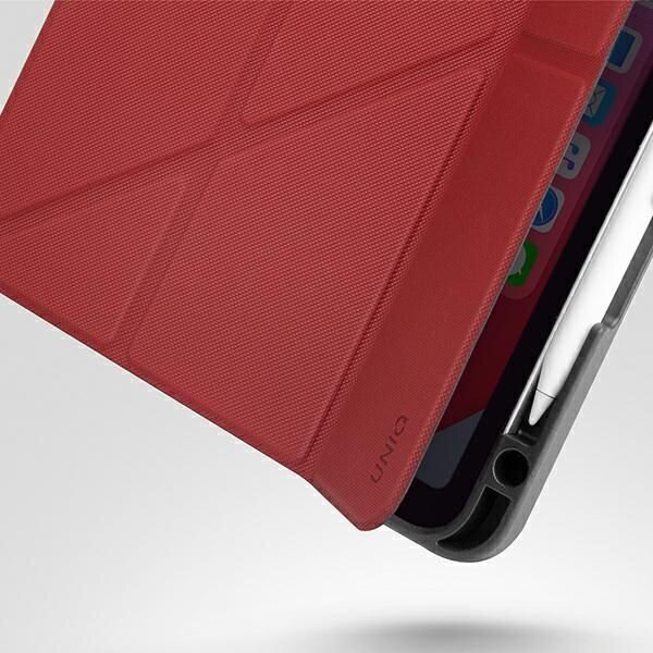 UNIQ etui Transforma Rigor iPad Air 10,9 (2020) czerwony/coral red Atnimicrobial hind ja info | Tahvelarvuti kaaned ja kotid | kaup24.ee