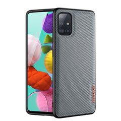 Dux Ducis Fino case covered with nylon material for Samsung Galaxy A51 gray (Grey) hind ja info | Telefoni kaaned, ümbrised | kaup24.ee