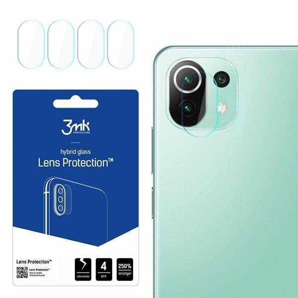 Xiaomi Mi 11 Lite 4G/5G/11 Lite 5G NE - 3mk Lens Protection™ цена и информация | Ekraani kaitsekiled | kaup24.ee