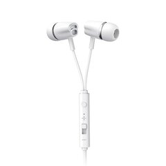 Joyroom ear headphones 3.5mm mini jack with remote and microphone white (JR-EL114) (White) hind ja info | Kõrvaklapid | kaup24.ee