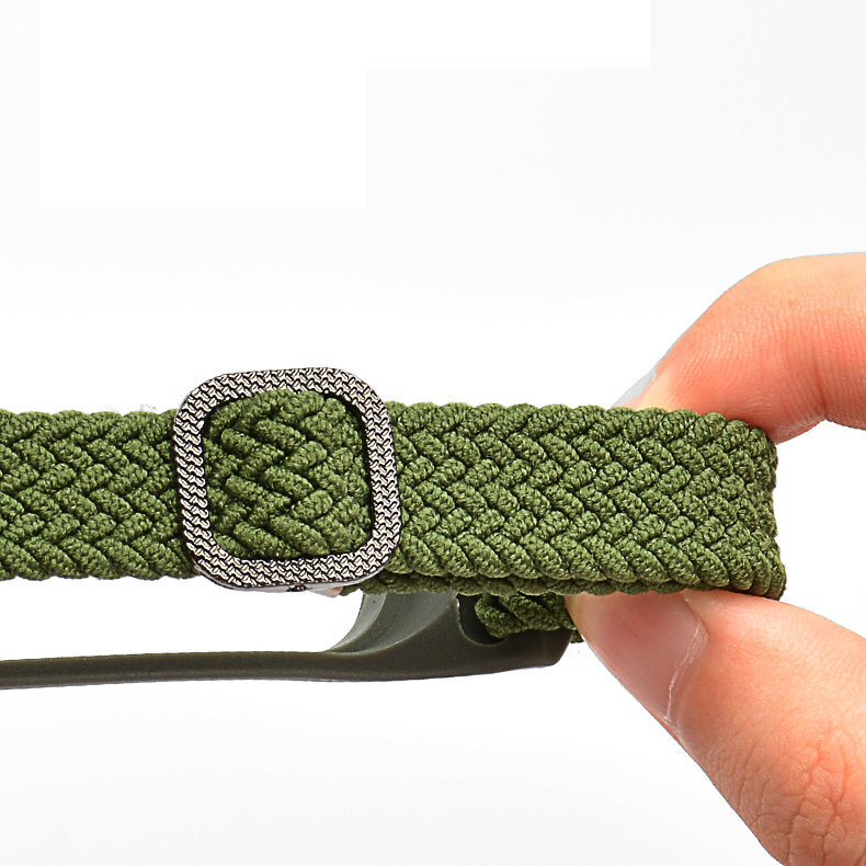 Strap Fabric replacement band strap for Xiaomi Mi Band 6 / 5 / 4 / 3 braided cloth bracelet grey (Grey) hind ja info | Nutikellade ja nutivõrude tarvikud | kaup24.ee