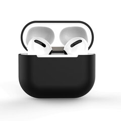 Case for AirPods Pro silicone soft cover for headphones black (case C) (Black) hind ja info | Kõrvaklapid | kaup24.ee