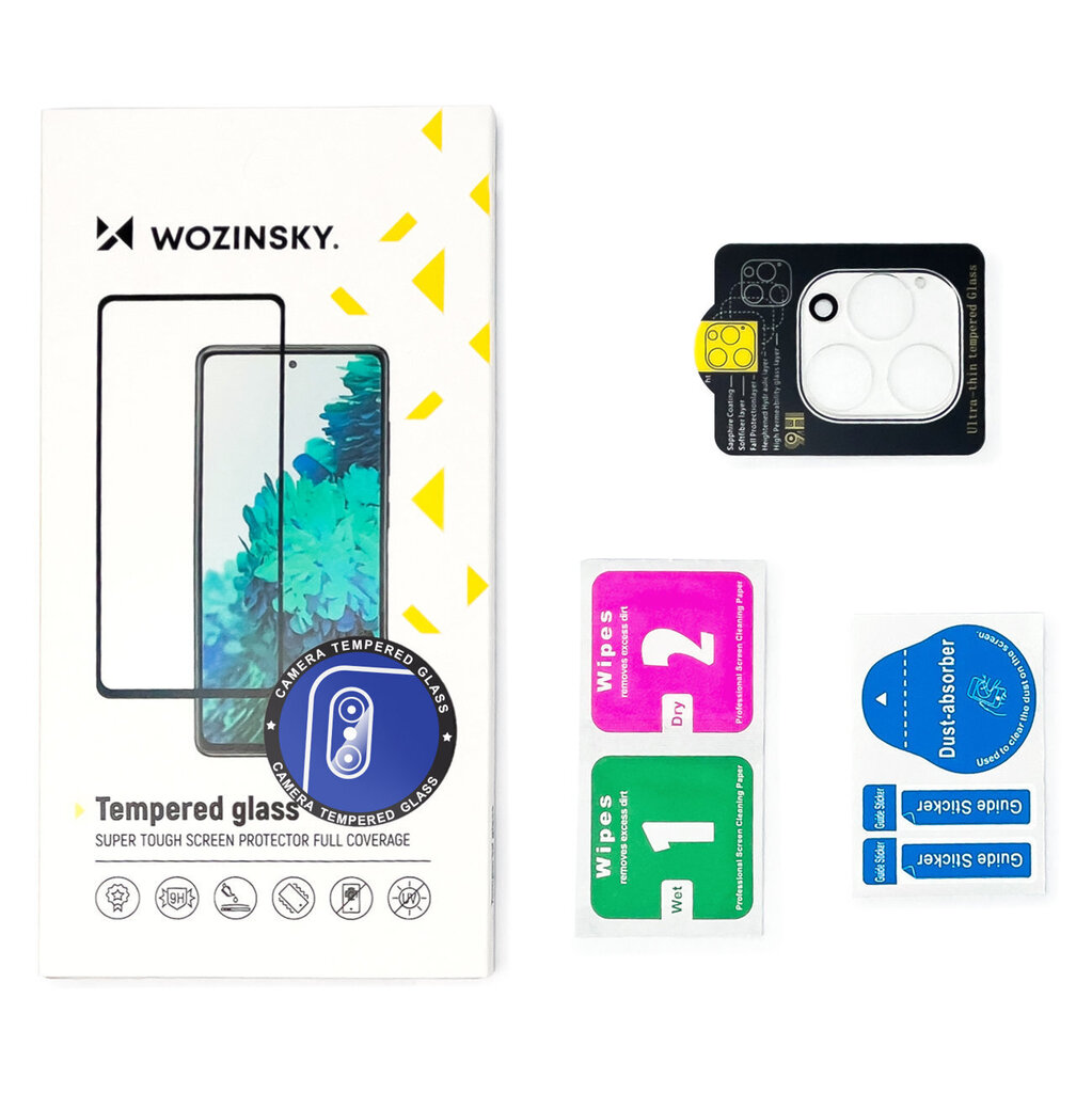 Wozinsky Full Camera Glass 9H Full Camera Tempered Glass for iPhone 13 Pro Camera цена и информация | Ekraani kaitsekiled | kaup24.ee