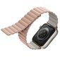 Uniq strap Revix Apple Watch Series 4/5/6/7 / SE 44 / 45mm. Reversible Magnetic pink-beige / pink-beige цена и информация | Nutikellade ja nutivõrude tarvikud | kaup24.ee