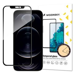 Защитное стекло дисплея Wozinsky 5D адаптирован к чехлу Apple iPhone 14 Pro черное цена и информация | Защитные пленки для телефонов | kaup24.ee