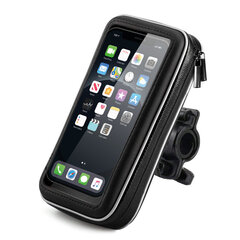 Wozinsky phone holder for bike, motorcycle, scooters black (WBHBK7) hind ja info | Mobiiltelefonide hoidjad | kaup24.ee