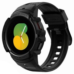 Spigen RUGGED ARMOR &quot;PRO&quot; GALAXY Watch 4/5 (44 MM) BLACK hind ja info | Nutikellade ja nutivõrude tarvikud | kaup24.ee