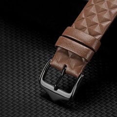 Dux Ducis Strap Leather Watch 7 Band 7/6/5/4/3/2 / SE (45/44 / 42mm) Wristband Bracelet Genuine Leather Bracelet Brown (Enland Version) (Brown) hind ja info | Nutikellade ja nutivõrude tarvikud | kaup24.ee