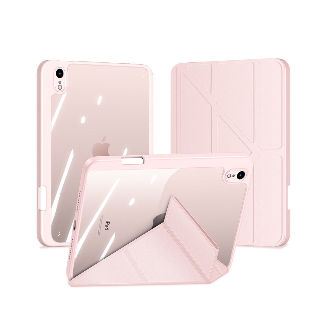 Dux Ducis Magi case for iPad mini 2021 smart cover with stand and storage for Apple Pencil pink (Pink) цена и информация | Tahvelarvuti kaaned ja kotid | kaup24.ee