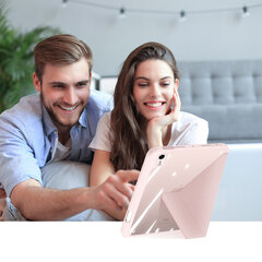 Dux Ducis Magi case for iPad mini 2021 smart cover with stand and storage for Apple Pencil pink (Pink) цена и информация | Чехлы для планшетов и электронных книг | kaup24.ee
