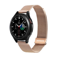 Dux Ducis Magnetic Strap Wristband for Samsung Galaxy Watch / Huawei Watch / Honor Watch (20mm band) Magnetic Wristband Gold (Milanese Version) (Gold) цена и информация | Аксессуары для смарт-часов и браслетов | kaup24.ee