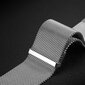 Dux Ducis Magnetic Strap Wristband for Samsung Galaxy Watch / Huawei Watch / Honor Watch / Xiaomi Watch (22mm band) Magnetic Wristband Silver (Milanese Version) (Silver) цена и информация | Nutikellade ja nutivõrude tarvikud | kaup24.ee