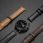 Dux Ducis Leather Strap Strap For Samsung Galaxy Watch / Huawei Watch / Honor Watch / Xiaomi Watch (22mm band) Leather Wristband Dark Brown (Business Version) (Ciemnobrązowy) цена и информация | Nutikellade ja nutivõrude tarvikud | kaup24.ee