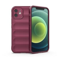 Magic Shield Case case for iPhone 12 elastic armored case burgundy (burgundy) hind ja info | Telefoni kaaned, ümbrised | kaup24.ee