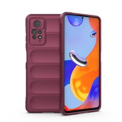 Magic Shield Case case for Xiaomi Redmi Note 11 Pro elastic armored cover burgundy (burgundy) hind ja info | Telefoni kaaned, ümbrised | kaup24.ee