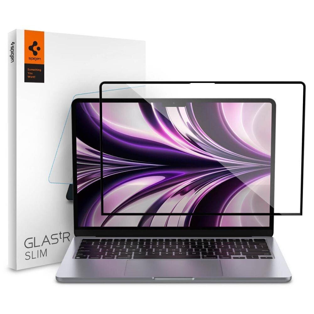 Spigen Glass FC Tempered Glass for Macbook Air 13 &quot;2022 Black цена и информация | Sülearvuti tarvikud | kaup24.ee