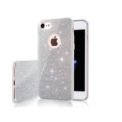 Glitter 3in1 case for Xiaomi Redmi Note 10 5G / Poco M3 Pro / M3 Pro 5G silver hind ja info | Telefoni kaaned, ümbrised | kaup24.ee