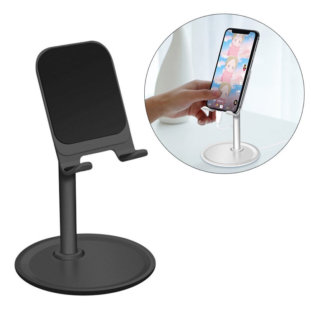 Telescopic Desktop Bracket phone tablet holder black (K3S) hind ja info | Mobiiltelefonide hoidjad | kaup24.ee