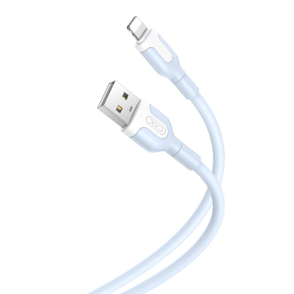 XO cable NB212 USB - Lightning 1,0 m 2,1A blue hind ja info | Kaablid ja juhtmed | kaup24.ee