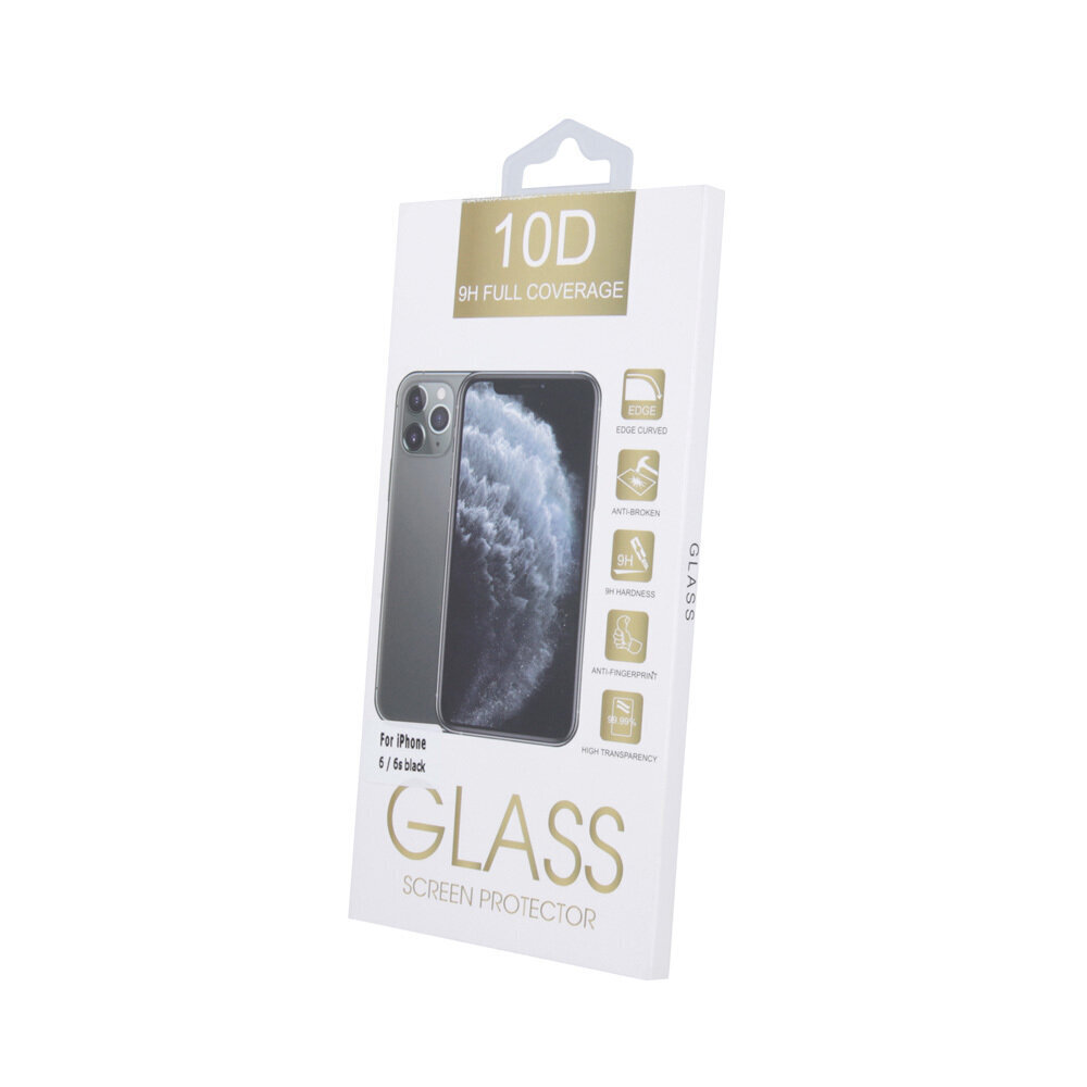 Tempered glass 10D for iPhone 7 Plus / 8 Plus black frame цена и информация | Ekraani kaitsekiled | kaup24.ee