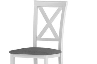 2-söögitooli komplekt Alice 101, valge/hall hind ja info | Söögilaua toolid, köögitoolid | kaup24.ee