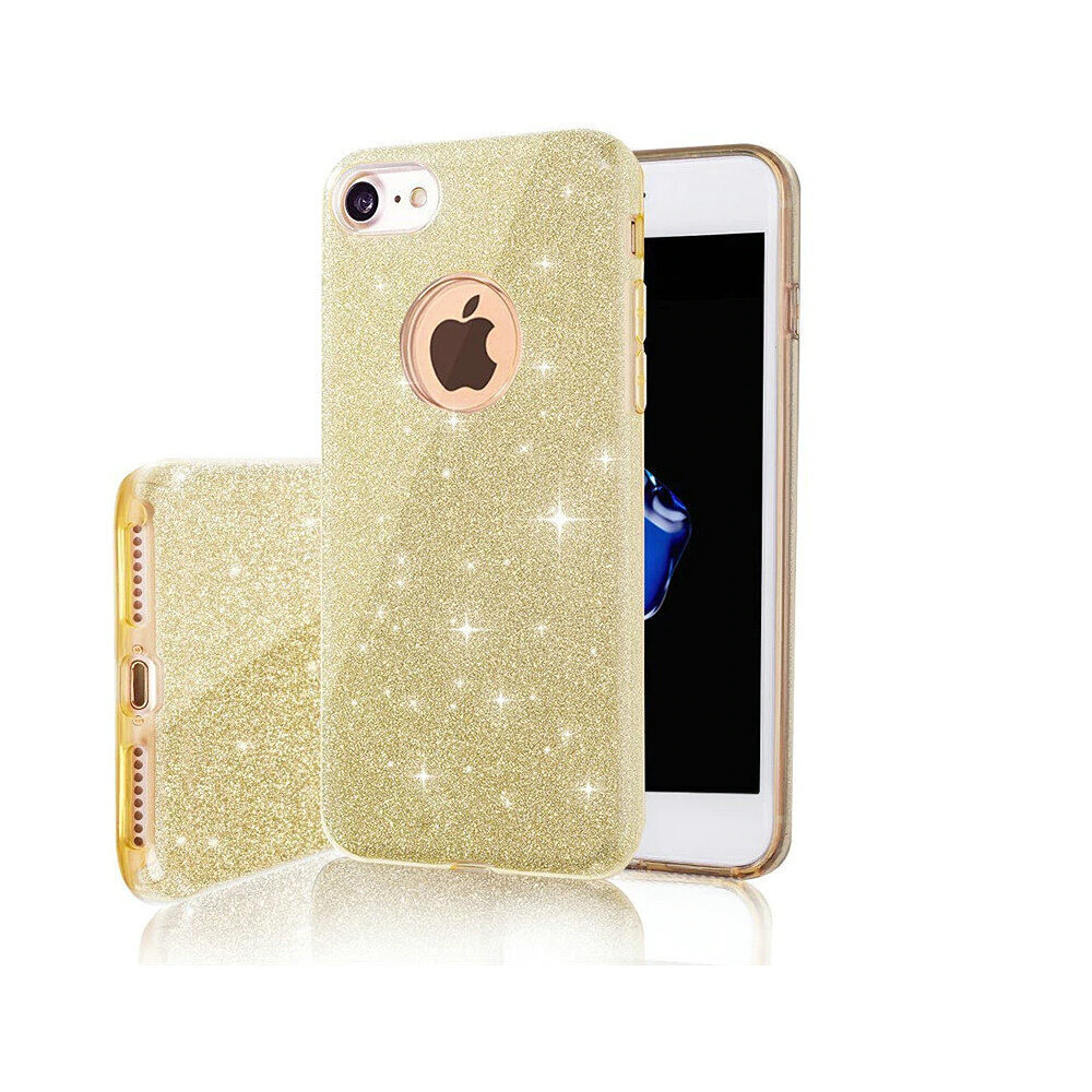 Glitter 3in1 case for Xiaomi Redmi 9A / 9AT / 9i gold hind ja info | Telefoni kaaned, ümbrised | kaup24.ee