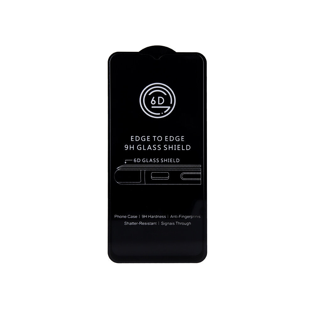 Tempered glass 6D for Samsung Galaxy A51 black frame hind ja info | Ekraani kaitsekiled | kaup24.ee