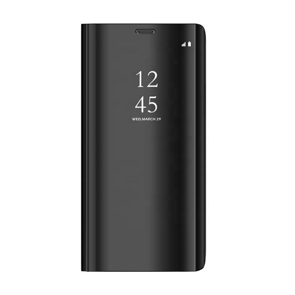 Smart Clear View case for Xiaomi Redmi 10A black hind ja info | Telefoni kaaned, ümbrised | kaup24.ee