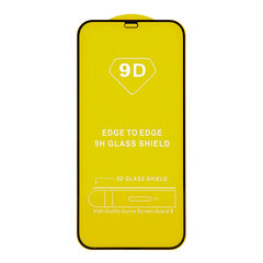 Tempered Glass 9D iPhone XS Max / 11 Pro Max black frame цена и информация | Защитные пленки для телефонов | kaup24.ee