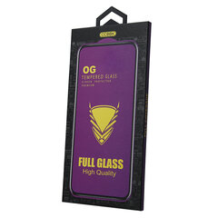 Tempered Glass OG Premium for Samsung Galaxy A02s / A03s black frame цена и информация | Защитные пленки для телефонов | kaup24.ee