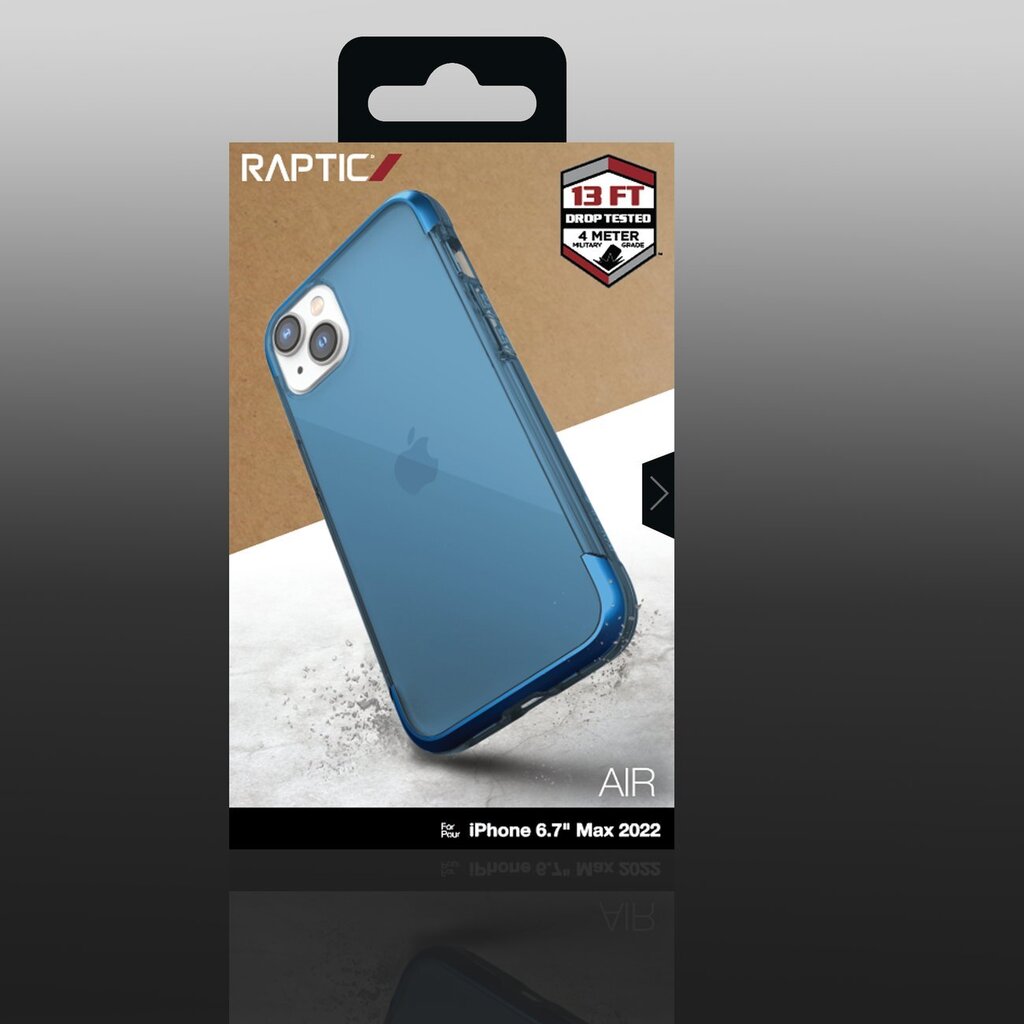 Raptic X-Doria Air Case for iPhone 14 Plus armored cover blue (Blue) цена и информация | Telefoni kaaned, ümbrised | kaup24.ee