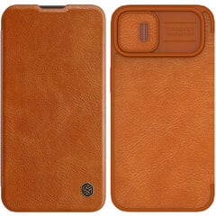 Nillkin Qin Pro Leather Case iPhone 14 6.1 2022 Brown (Brown) hind ja info | Telefoni kaaned, ümbrised | kaup24.ee