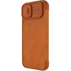 Nillkin Qin Pro Leather Case iPhone 14 Plus 6.7 2022 Brown (Brown) hind ja info | Telefoni kaaned, ümbrised | kaup24.ee