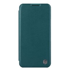 Nillkin Qin Pro Leather Case-plain leather iPhone 14 6.1 2022 Exuberant Green (Green) hind ja info | Telefoni kaaned, ümbrised | kaup24.ee