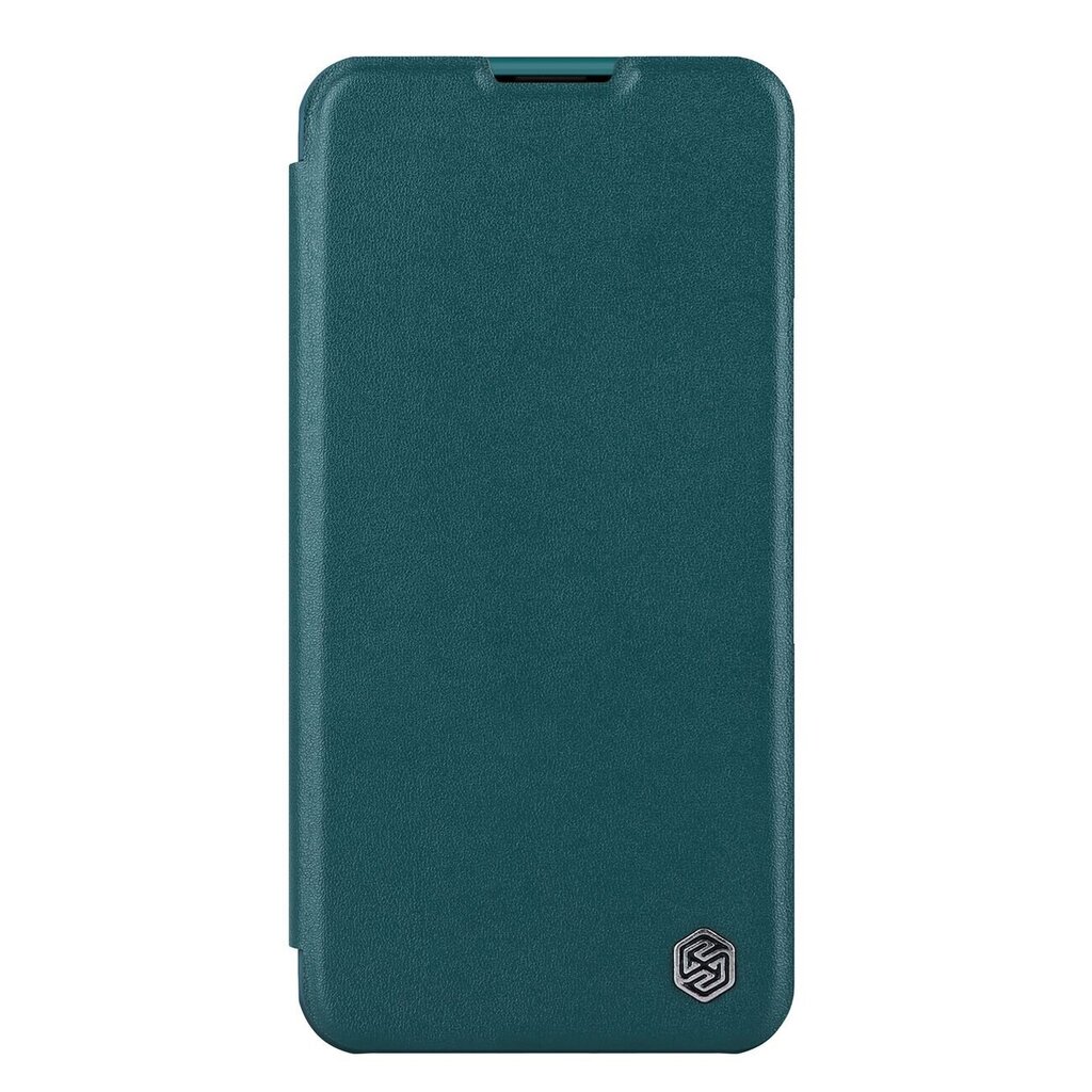 Nillkin Qin Pro Leather Case-plain leather iPhone 14 6.1 2022 Exuberant Green (Green) цена и информация | Telefoni kaaned, ümbrised | kaup24.ee