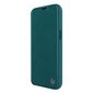 Nillkin Qin Pro Leather Case-plain leather iPhone 14 Plus 6.7 2022 Exuberant Green (Green) hind ja info | Telefoni kaaned, ümbrised | kaup24.ee