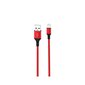 XO cable NB143 USB - microUSB 2,0 m 2,4A red цена и информация | Kaablid ja juhtmed | kaup24.ee