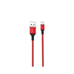 XO cable NB143 USB - Lightning 2,0 m 2,4A red цена и информация | Кабели и провода | kaup24.ee