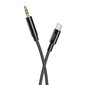 XO cable audio NB-R211B USB-C - jack 3,5mm 1,0 m black hind ja info | Kaablid ja juhtmed | kaup24.ee